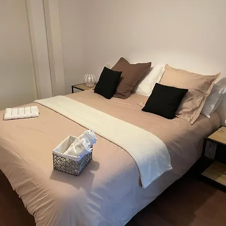 T1 Bis 35 M2 Lit Queen Size équipé Appartement Pau